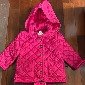 Polo by Ralph Lauren Pink Quilted Kids Puffer Jacket